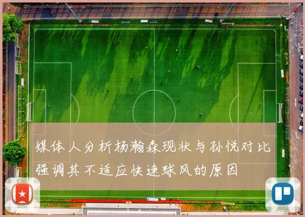 媒体人分析杨瀚森现状与孙悦对比强调其不适应快速球风的原因